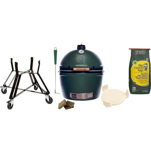 Big Green Egg 2XL, Starter-Paket, Holzkohlegrill 1 Big Green Egg 2XL, Starter-Paket, Holzkohlegrill