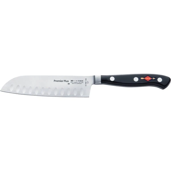 DICK Premier Eurasia Santoku Kullenschliff, 14cm, Messer 1 DICK Premier Eurasia Santoku Kullenschliff, 14cm, Messer