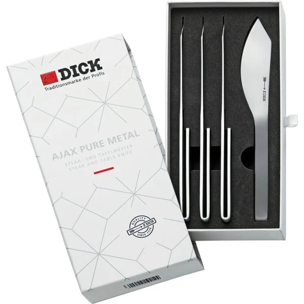 DICK Steakmesser AJAX Pure Metal, 4er-Set 1 DICK Steakmesser AJAX Pure Metal, 4er-Set
