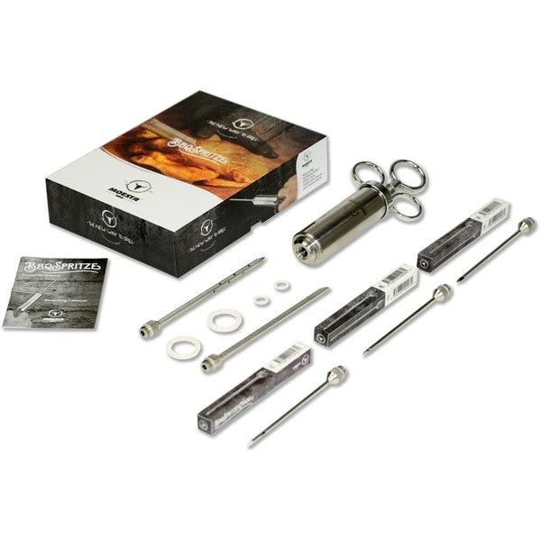 Moesta BBQ-Spritze No.1, Edelstahl-Bratenspritze 1 Moesta BBQ-Spritze No.1, Edelstahl-Bratenspritze