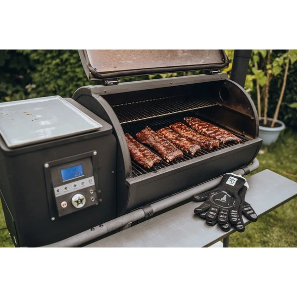 Moesta Sheriff Pelletgrill, Inkl. Frontablage PaperPlank Black Und Haken 7 Moesta Sheriff Pelletgrill, Inkl. Frontablage PaperPlank Black Und Haken – Bild 7