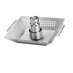 Napoleon Edelstahl Geflügelhalter & Gemüsekorb, Grillkorb