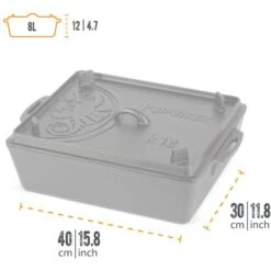 Petromax Kastenform Mit Deckel K12, Topf 10 Petromax Kastenform Mit Deckel K12, Topf -Optimal Grill Geschäft Petromax Kastenform mit Deckel k12 Topf@@1914391 3