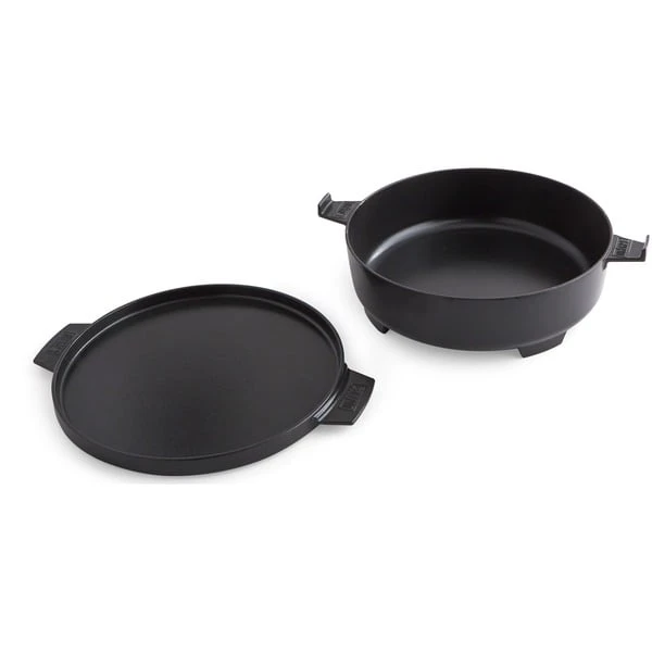 Weber Gourmet BBQ System 2in1 Dutch Oven & Pfanne 2 Weber Gourmet BBQ System 2in1 Dutch Oven & Pfanne – Bild 2