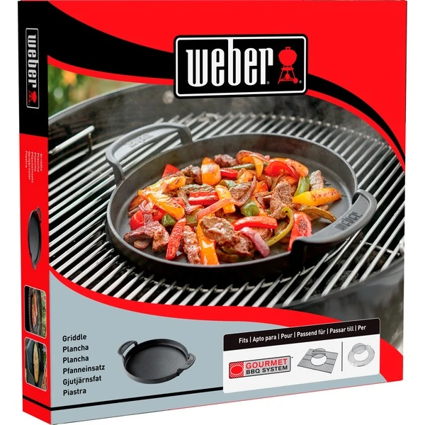 Weber Gourmet BBQ System Pfanneneinsatz 7421, Grillplatte 4 Weber Gourmet BBQ System Pfanneneinsatz 7421, Grillplatte – Bild 4